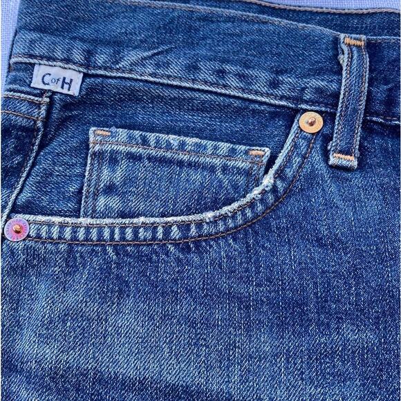 New Citizens of Humanity Premium Vintage Blue Cut Off Denim Jean Mini Skirt 28 - Picture 7 of 12